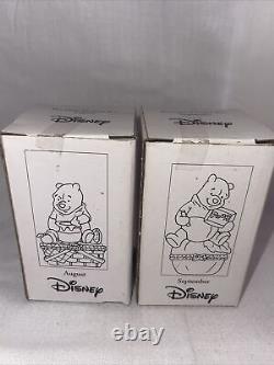 11 Winnie The Pooh Months Porcelain Trinket Hinged Box Lot Birthday Holiday Gift