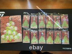 12 Days of Christmas Winnie The Pooh Plushies Set of 12 With Corresponds Pins