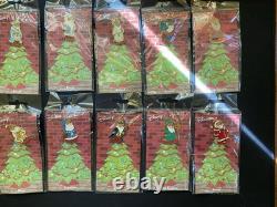 12 Days of Christmas Winnie The Pooh Plushies Set of 12 With Corresponds Pins