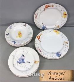 12 Piece Vintage Winnie The Pooh Spring Days China, Great Collectible Set