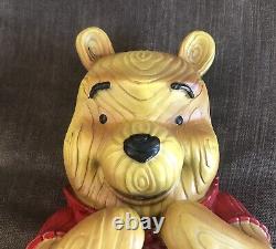 12 Winnie the Pooh Faux Carved Wood Pooh Figure Statue