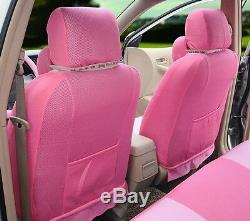 18 Piece Pink Winnie the Pooh and Piglet Car Seat Covers