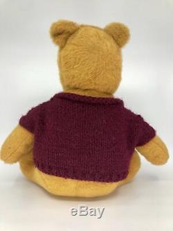 1920s Cornell University Bear 1 FOOT+ Winnie The Pooh Vintage Stuffed Toy