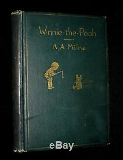 1926 First Edition A. A. Milne & Ernest H. Shepard WINNIE-THE-POOH