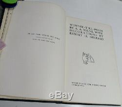 1926 RARE 1st Edition Winnie The Pooh A A Milne 1st Printing Collectable