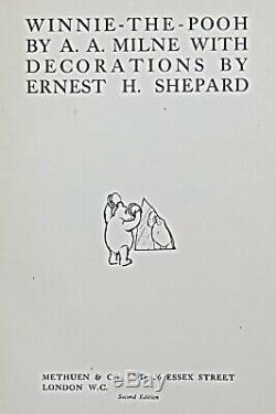 1926 WINNIE THE POOH SET Disney Bear FIRST UK ED 1st Yr PRINTING Child A A Milne