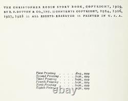 1926 WINNIE THE POOH aa milne CHRISTOPHER ROBIN House at Corner TIGGER & FRIENDS