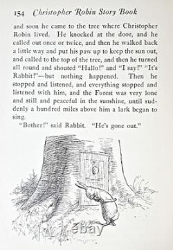 1926 WINNIE THE POOH aa milne CHRISTOPHER ROBIN House at Corner TIGGER & FRIENDS