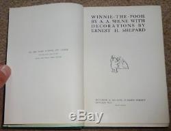 1926 Winnie The Pooh By A. A. Milne, Original Dj', Illustrated By E. Shepard