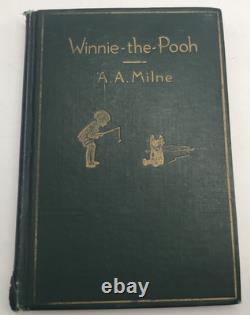 1926 Winnie The Pooh by AA Milne 39th Edition 5.5x8 EP Dutton & Co
