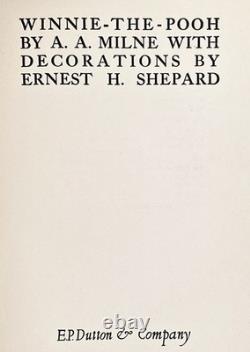 1926 book WINNIE THE POOH The House at Corner MILNE Disney bear TIGGER & FRIENDS 1926 book WINNIE THE POOH The House at Corner MILNE Disney bear TIGGER & FRIENDS