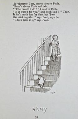 1926 book WINNIE THE POOH The House at Corner MILNE Disney bear TIGGER & FRIENDS
