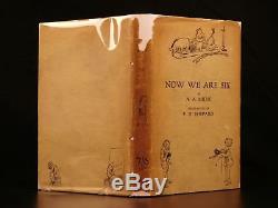 1927 1st Winnie the Pooh Now We Are Six Milne Illustrated Childrens Original DJ