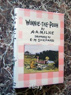 1927 Winnie the Pooh, A. A. Milne, Early US Edition, First Form