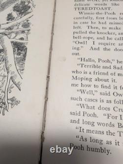 1929 Christopher Robin 1st ed Story Book AA Milne Winnie-the-Pooh Illustrated
