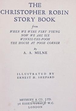 1929 Christopher Robin WINNIE THE POOH Bear FIRST ED 1st PRINTING Disney A MILNE