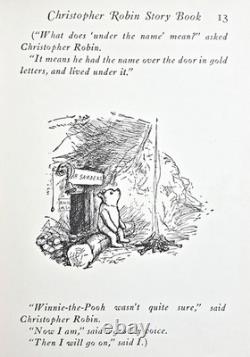 1929 Christopher Robin WINNIE THE POOH Bear FIRST ED 1st PRINTING Disney A MILNE