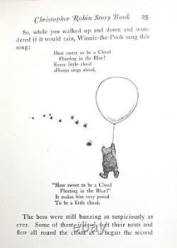1929 Christopher Robin WINNIE THE POOH Bear FIRST ED 1st PRINTING Disney A MILNE