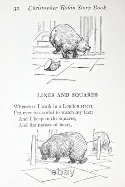 1929 Christopher Robin WINNIE THE POOH Bear FIRST ED 1st PRINTING Disney A MILNE