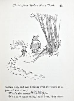 1929 Christopher Robin WINNIE THE POOH Bear FIRST ED 1st PRINTING Disney A MILNE