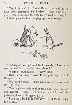 1932 edition WINNIE THE POOH Rare 2ND PRINTING House at Corner A A MILNE TALES