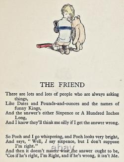 1934 WINNIE THE POOH Cheap FIRST EDITION House at Corner A MILNE Rare METHUEN uk