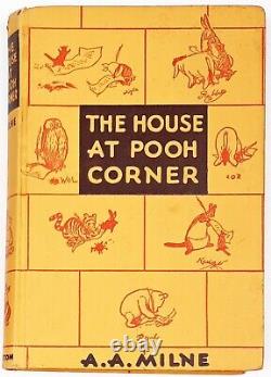 1935 WINNIE THE POOH SET Walt Disney Bear A A MILNE The House at Corner COMPLETE