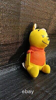 1960's Disney Winnie the Pooh sawdust Stuffed Animal Toy Gund Sears Teddy Bear