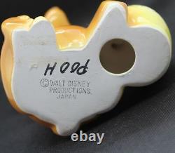 1960s Walt Disney Productions Japan Winnie The Pooh Hunny Pot Porcelain Figurine