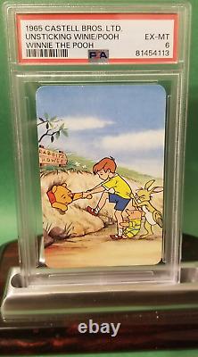 1965 Castell Bros WINNIE THE POOH Unsticking Pooh Rc PSA 6 None Higher XMAS GIFT