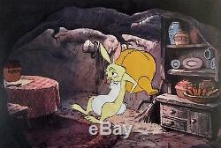 1966 Rare Walt Disney Winnie The Pooh Rabbit Original Production Animation Cel