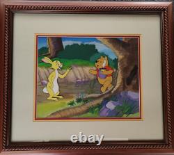 1970's Disney Winnie the Pooh and Rabbit Original Production Cel/Key Set Up