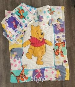 1995 Winnie the Pooh Patchwork Pooh Crib Set