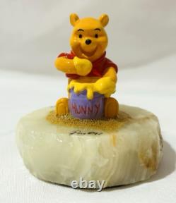 1997 Disney Ron Lee Winnie the Pooh & Honey Pot Figurine #1199/5000 Onyx Base
