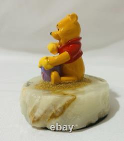 1997 Disney Ron Lee Winnie the Pooh & Honey Pot Figurine #1199/5000 Onyx Base