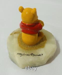 1997 Disney Ron Lee Winnie the Pooh & Honey Pot Figurine #1199/5000 Onyx Base
