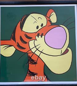 1997 LE Walt Disney Winnie The Pooh Tigger 24x24 Lithograph withOfficial Seal
