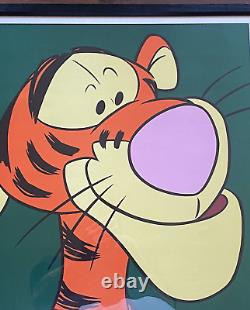1997 LE Walt Disney Winnie The Pooh Tigger 24x24 Lithograph withOfficial Seal