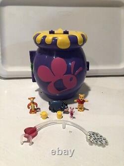 1998 Disney Bluebird Polly Pocket Mini Winnie the Pooh Honey Pot Complete