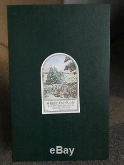 1998 MINT In Box COA Christopher Robin & Winnie The Pooh R John Wright Artist NR