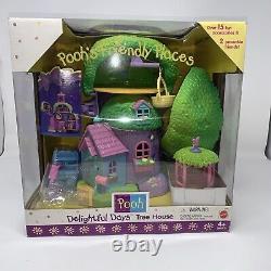 1999 Winnie The Pooh's Friendly Places Delightful Days Tree House Playset