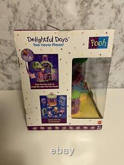 1999 Winnie The Pooh's Friendly Places Delightful Days Tree House Playset