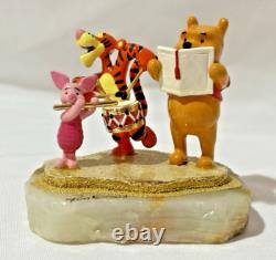 2002 Disney Ron Lee Winnie The Pooh Tigger & Piglet Figurine Onyx Base #546/950