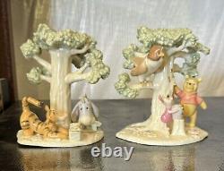 2004 Lenox & Disney Winnie the Pooh Picnic Candlesticks