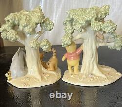 2004 Lenox & Disney Winnie the Pooh Picnic Candlesticks