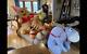 2004 Winnie The Pooh, Tigger, Eeyore Gemmy Christmas Airblown Inflatable