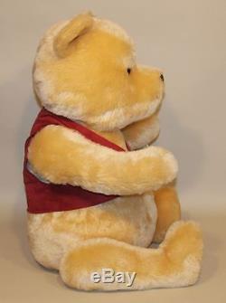 2006 Steiff 24 Inch Giant Blonde Mohair Winnie the Pooh Bear 680328 382/1000