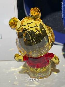 2010 Swarovski Crystal Disney Winnie The Pooh Figurine MIB