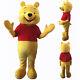 2019 Cute Winnie The Pooh Mascot Costume Cartoon Bear Outfit Party Dress Adult