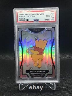 2023 Kakawow Disney 100 Winnie the Pooh Silver Holo PSA 10 Gem Mint #51